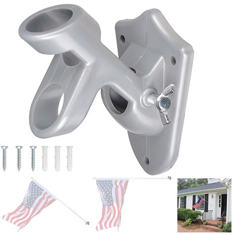 flag bracket for metal railing|adjustable metal flag pole holder.